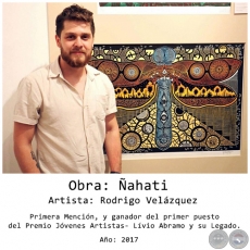 Obra: Ñahati - Artista: Rodrigo Velázquez - Año 2017